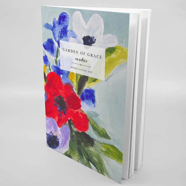 "Garden of Grace" Notes - Wildflowers | blank journal