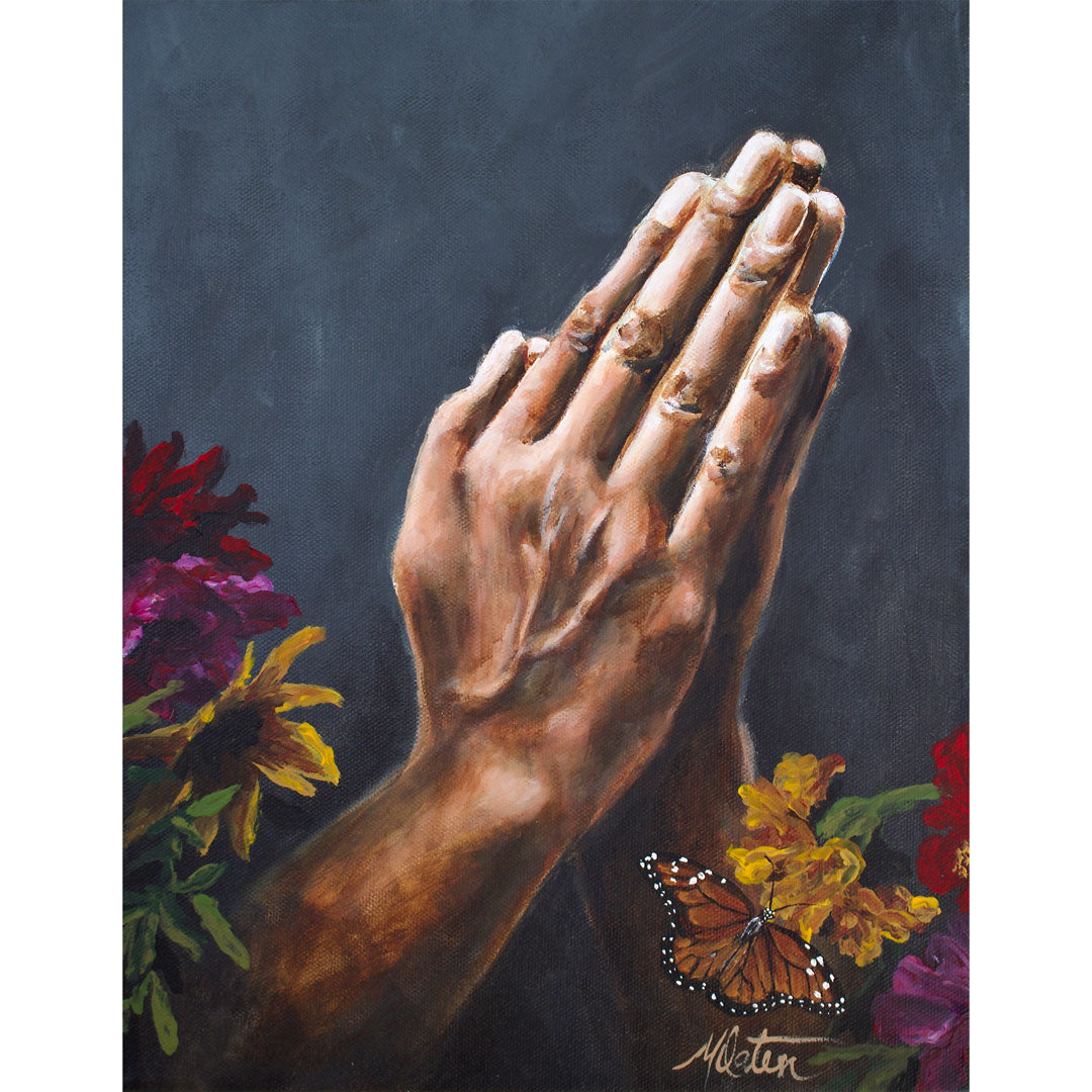 Prayer, Original Painting on hotsell Canvas, One-of-a-kind, Watercolor, Hand-painted, Small, 6x8, Ready to Hang